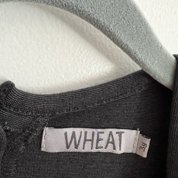 Wheat Charcoal Gray Ruffle Dress - Picture 4 of 8